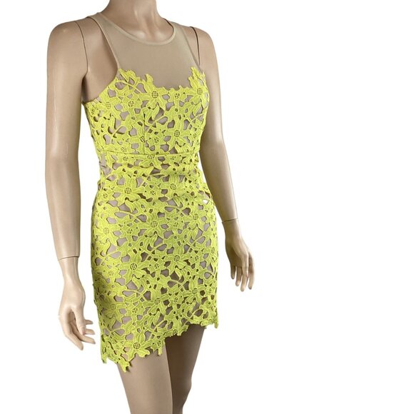 Lovers + Friends Revolve Mini Dress Size XS Xsmall Larissa Body Con Sunshine Lac - Picture 5 of 8